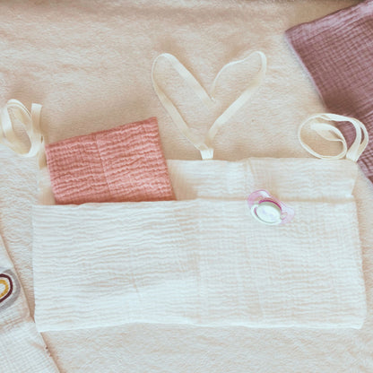 Muslin Crib Organizer