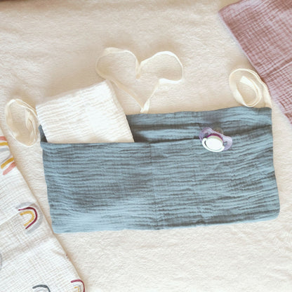 Muslin Crib Organizer